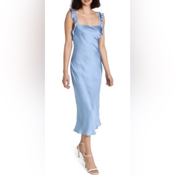 ASTR The Label Rina Satin Dress L - Picture 1 of 10